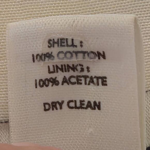 Ann Taylor LOFT Womens Sleeveless Vine Leaf Print Sheath Dress Cream Size 4 - Picture 9 of 11